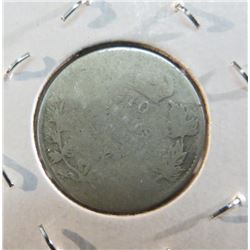 Canadian Silver King George Coin Date Rubbed Off