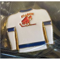 St. Louis Eagles Hockey Jersey Design Pin
