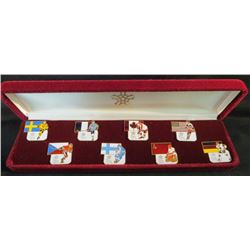 1988 Calgary Olympic World Hockey Teams Pin Set