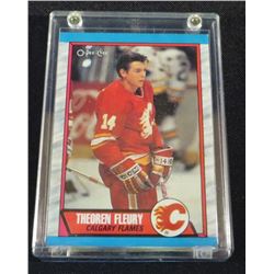 1989-90 O-Pee-Chee #232 Theo Fleury RC