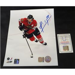 Martin Havlat Chicago Blackhawks Signed 8x10