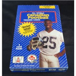 1991 Canadian All World Football Trading Cards