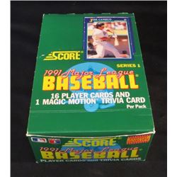 1991 Score ML Baseball Series 1 Sealed Box