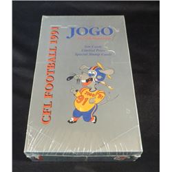 1991 Jogo Canadian Football Sealed Box