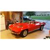 Image 2 : 1963 CHEVROLET CORVETTE ROADSTER RED ON RED 4 SPEED FRAME OFF RESTORATION