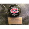 Image 2 : SIGNED MONTREAL CANADIANS NHL HOCKEY PUCKS