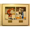 Image 2 : 3 FRAMED PRINTS NHL LEGENDS AUTHENTIC NUMBERED VINTAGE PHOTO FILES