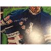 Image 3 : LIMITED EDITION STEPHEN HOLLAND PAINTING - SIGNED WAYNE GRETZKY RANGERS