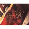 Image 2 : LIMITED EDITION STEPHEN HOLLAND PAINTING - SIGNED WAYNE GRETZKY TEAM CANADA