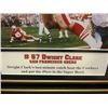 Image 6 : NFL GREATS 4 FRAMED PICTURES - EMMITT SMITH/JIM BURT  JOE MONTANA/ DWIGHT CLARK/DALLAS COWBOYS CHEER