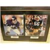 Image 1 : 3 FRAMED NFL GREATS - DIONNE SANDERS, STEVE YOUNG/TOM BRADY, ALAN PAIGE