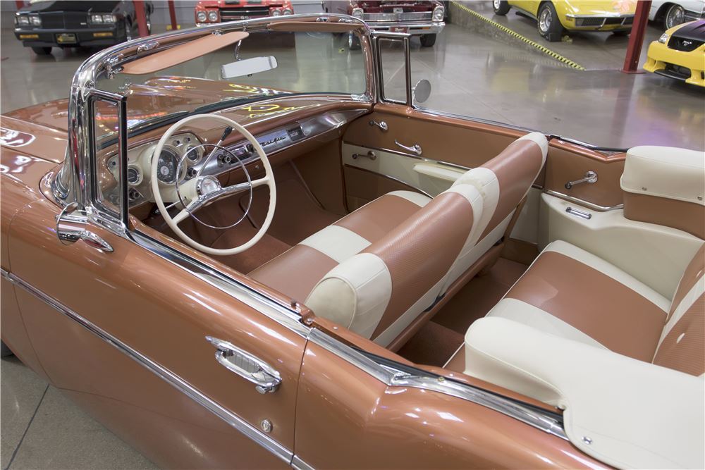 1957 Chevrolet Bel Air Convertible Stunning Sierra Gold