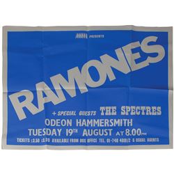 Ramones 1980 Odeon Hammersmith Poster