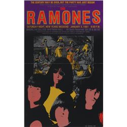 Ramones 1981 Brooklyn College Poster