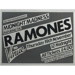 Ramones 1981 London Poster