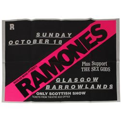 Ramones 1985 Glascow Poster