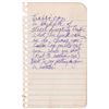 Image 1 : Prince Handwritten Notes