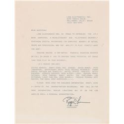 Prince's Linn LM-1 Electronic Drum Computer Info Packet