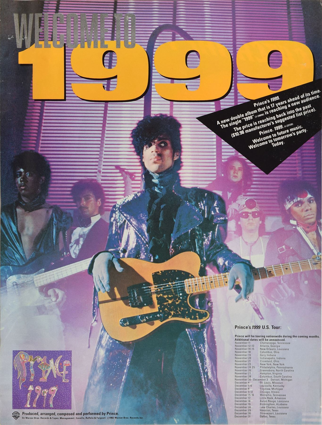 Prince '1999' Group of (3) Items