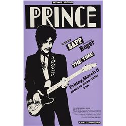 Prince 1982 Rockford Concert Poster