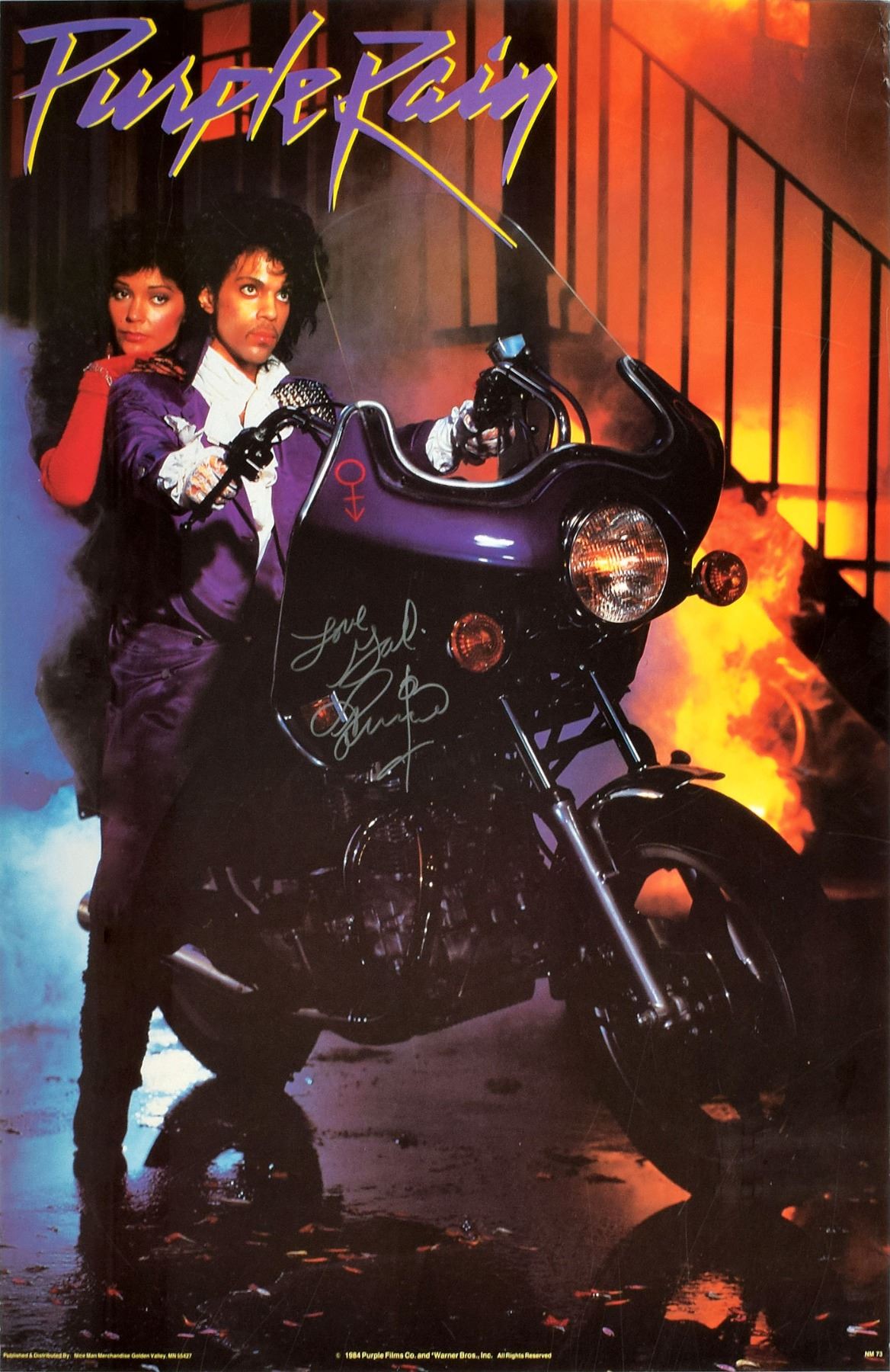 Prince Purple Rain Movie Poster