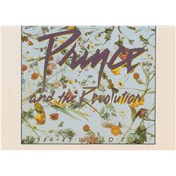 Prince Purple Rain Tour 'Thank You' Card