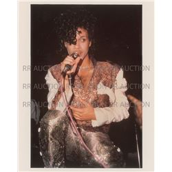 Prince 1984 Pre-Purple Rain Tour Original Vintage Color Photograph by Nancy Bundt