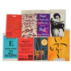Prince Collection of (8) Tour Passes