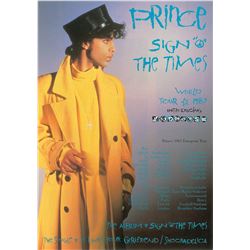 Prince Original Vintage Sign o' the Times Photograph and Leaflet