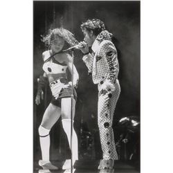 Prince and Cat Glover 1988 Lovesexy Tour Original Vintage Photograph