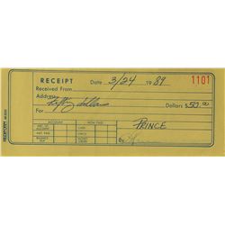 PRN Productions Receipt Book