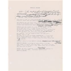 Prince Graffiti Bridge Script with Handwritten Notes