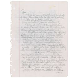 Prince Autograph Letter Signed to Tom Moon