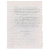 Image 2 : Prince Autograph Letter Signed to Tom Moon