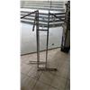 Image 1 : Chrome Multi-Arm Adjustable Clothing Rack