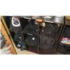 Image 1 : Brown Wooden Shelving Unit (merchandise not included)
