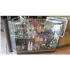 Image 1 : Multi-Shelved Glass Display Case w/Chrome Detail