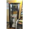 Image 2 : Tall Multi-Shelved Display Case, Wood Frame