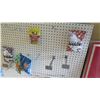 Image 2 : Peg Board Merchadise Display Board w/Shelving (merchandise not included)