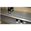 Image 2 : Gray Gondola Metal Shelving, Adjustable Ht, Back to Back - 4 Shelves on Each Side