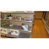 Image 1 : Gray Gondola Metal Shelving, Adjustable Ht, Back to Back - 4 Shelves on Each Side
