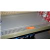 Image 2 : Gray Gondola Metal Shelving, Adjustable Ht, Back to Back - 4 Shelves on Each Side