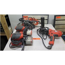 Misc. Black & Decker Power Tools: Sanders, Drill, etc.