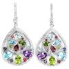 Image 1 : Natural Multi Gemstones Earrings