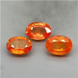 Natural Oval Orange Sapphire 7x5 MM