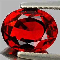 Natural Deep Orange/Red Spessartite Garnet 2.35 Ct- VVS