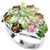 Image 1 : Natural Multi Gemstone Ring
