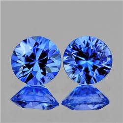 Natural Kashmir Sapphire Pair 3.70 MM