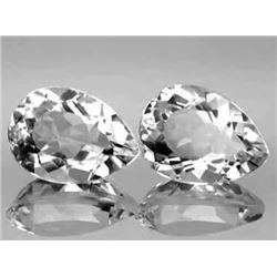 Natural Healing Colorless Quartz (Rock Crystal) Pair