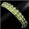 Image 1 : Natural Top Rich Green Peridot 165 Cts Bracelet